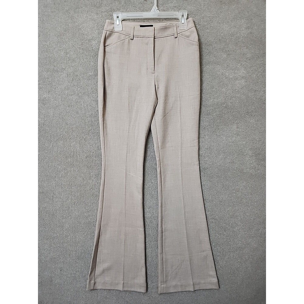 Express Beige Boot Cut Dress Pants